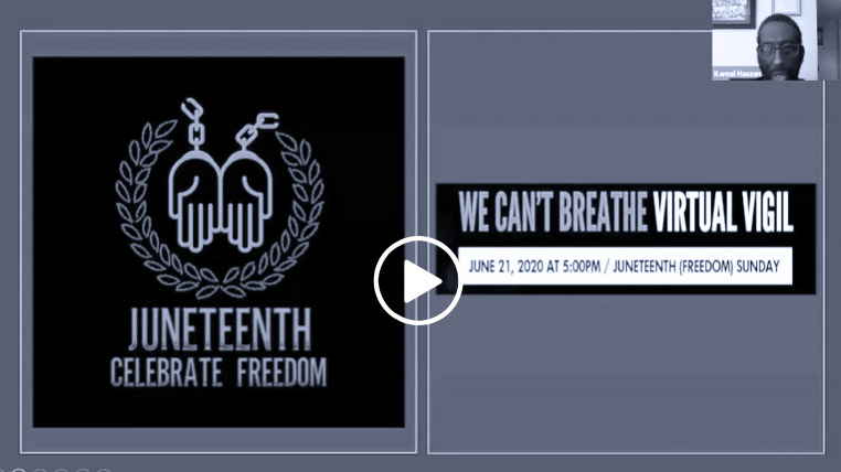 Video: We Can’t Breath Vigil Video